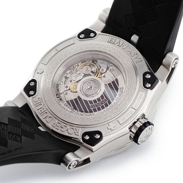 腕時計 ロジェデュブイ ROGER DUBUIS ニューイージーダイバー SED46-821-91-00/09A01/A 自動巻き メンズ OH済 黒 逆回転防止ベゼル 限定