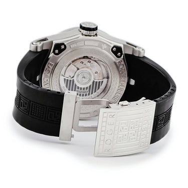腕時計 ロジェデュブイ ROGER DUBUIS ニューイージーダイバー SED46-821-91-00/09A01/A 自動巻き メンズ OH済 黒 逆回転防止ベゼル 限定