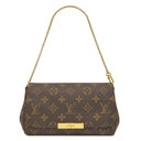 ルイヴィトン LOUIS VUITTON フェイボリット PM M40717 モノグラム モノグラムキャンバス 2WAYバッグ ゴールド金具 茶 ショルダーバッグ ハンドバッグ
