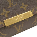 ルイヴィトン LOUIS VUITTON フェイボリット PM M40717 モノグラム モノグラムキャンバス 2WAYバッグ ゴールド金具 茶 ショルダーバッグ ハンドバッグ
