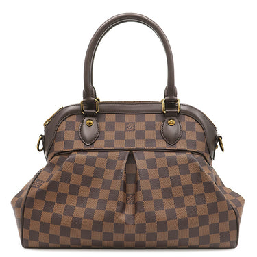 ルイヴィトン LOUIS VUITTON トレヴィ PM N51997 ダミエエベヌ ダミエキャンバス 2WAYバッグ ゴールド金具