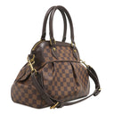 ルイヴィトン LOUIS VUITTON トレヴィ PM N51997 ダミエエベヌ ダミエキャンバス 2WAYバッグ ゴールド金具