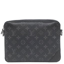 ルイヴィトン LOUIS VUITTON トリオ メッセンジャー M69443 モノグラムエクリプス モノグラムエクリプス モノグラムエクリプスリバースキャンバス ショルダーバッグ シルバー金具 黒 グレー