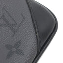 ルイヴィトン LOUIS VUITTON トリオ メッセンジャー M69443 モノグラムエクリプス レザー モノグラムエクリプス リバース キャンバス ショルダーバッグ シルバー金具 黒 グレー