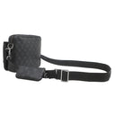 ルイヴィトン LOUIS VUITTON トリオ メッセンジャー M69443 モノグラムエクリプス レザー モノグラムエクリプス リバース キャンバス ショルダーバッグ シルバー金具 黒 グレー