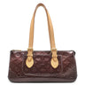 ルイヴィトン LOUIS VUITTON ローズウッド アヴェニュー M93510 アマラント モノグラムヴェルニ ハンドバッグ ゴールド金具 ショルダー