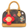 ルイヴィトン LOUIS VUITTON ナノ アルマ M12199 モノグラム×キャンディレッド モノグラムキャンバス ショルダーバッグ ゴールド金具 ヴィヴィエンヌ ホリデー コレクション