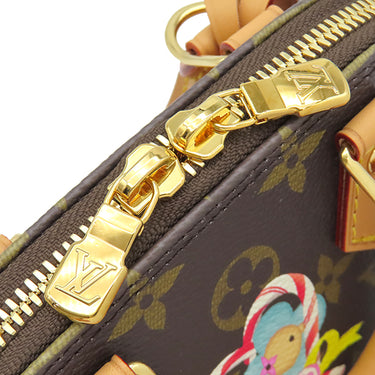 ルイヴィトン LOUIS VUITTON ナノ アルマ M12199 モノグラム×キャンディレッド モノグラムキャンバス ショルダーバッグ ゴールド金具 ヴィヴィエンヌ ホリデー コレクション