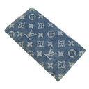 ルイヴィトン LOUIS VUITTON ポルトフォイユ アメリア M95511 モノグラムデニム モノグラムデニム 長財布 ゴールド金具 三つ折り 小銭入れ