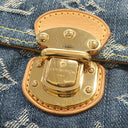 ルイヴィトン LOUIS VUITTON ポルトフォイユ アメリア M95511 モノグラムデニム モノグラムデニム 長財布 ゴールド金具 三つ折り 小銭入れ