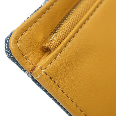 ルイヴィトン LOUIS VUITTON ポルトフォイユ アメリア M95511 モノグラムデニム モノグラムデニム 長財布 ゴールド金具 三つ折り 小銭入れ