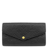 ルイヴィトン LOUIS VUITTON ポルトフォイユ サラ M82257 ノワール モノグラムアンプラント 長財布 ゴールド金具 エンヴェロップ型 フラップ