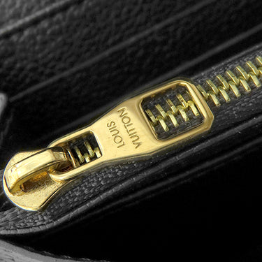 ルイヴィトン LOUIS VUITTON ポルトフォイユ サラ M82257 ノワール モノグラムアンプラント 長財布 ゴールド金具 エンヴェロップ型 フラップ
