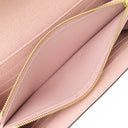 ルイヴィトン LOUIS VUITTON ポルトフォイユ サラ M62235 ローズ バレリーヌ モノグラムキャンバス 長財布 ゴールド金具 茶 ピンク 小銭入れ