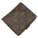 ルイヴィトン LOUIS VUITTON コンパクトジップ M61667 モノグラム モノグラムキャンバス 二つ折り財布 ゴールド金具 茶