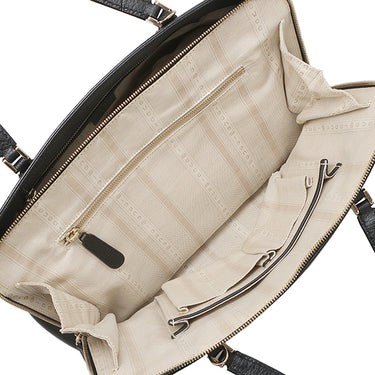 グッチ GUCCI インターロッキングG トート 388558 ブラック レザー 2WAYバッグ ゴールド金具 黒 ハンドバッグ ショルダー