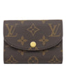 ルイヴィトン LOUIS VUITTON ポルトモネ ロザリ M62361 ローズバレリーヌ モノグラムキャンバス コインケース ゴールド金具 茶 ピンク 小銭入れ