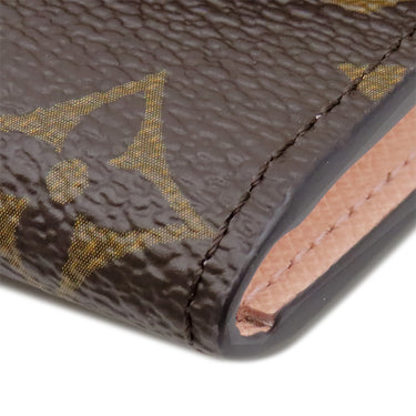 ルイヴィトン LOUIS VUITTON ポルトモネ ロザリ M62361 ローズバレリーヌ モノグラムキャンバス コインケース ゴールド金具 茶 ピンク 小銭入れ