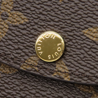 ルイヴィトン LOUIS VUITTON ポルトモネ ロザリ M62361 ローズバレリーヌ モノグラムキャンバス コインケース ゴールド金具 茶 ピンク 小銭入れ