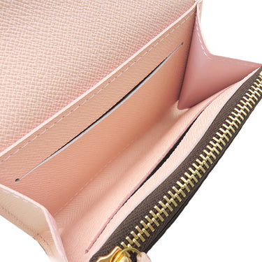 ルイヴィトン LOUIS VUITTON ポルトモネ ロザリ M62361 ローズバレリーヌ モノグラムキャンバス コインケース ゴールド金具 茶 ピンク 小銭入れ