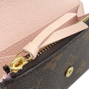 ルイヴィトン LOUIS VUITTON ポルトモネ ロザリ M62361 ローズバレリーヌ モノグラムキャンバス コインケース ゴールド金具 茶 ピンク 小銭入れ