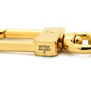 ルイヴィトン LOUIS VUITTON マイクロチャーム LVアイコニック M01566 ゴールド GP ラインストーン バッグチャーム キーホルダー フラワーモチーフ