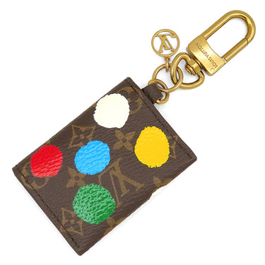 ルイヴィトン LOUIS VUITTON LV × YK キリガミ ペインティッド ドット M01209 マルチカラー×モノグラム モノグラムキャンバス メタル キーホルダー ゴールド金具 草間彌生