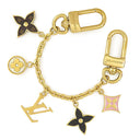 ルイヴィトン LOUIS VUITTON チェーン スプリング ストリート M01188 ピンク×ブラック×アイボリー×ブラウン GP モノグラムキャンバス バッグチャーム ゴールド金具 キーホルダー