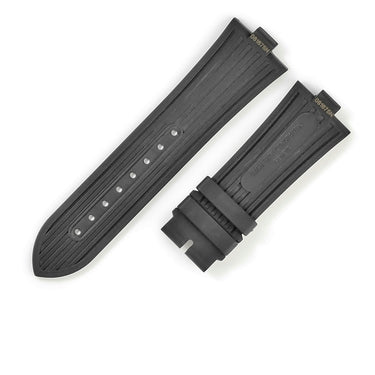 ヴァシュロン・コンスタンタン VACHERON CONSTANTIN 純正 オーヴァーシーズ用 ラバーバンド ブラック ラバー 腕時計パーツ 替え ベルト ストラップ 交換 24ｍｍ ブラック 黒