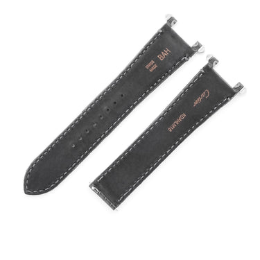 カルティエ Cartier 純正 パシャ 41mm用 クロコバンド グレー クロコダイル 腕時計パーツ 未使用 ベルト Dバックル用 本革 替え 21ｍｍ グレー バネ棒/金具付き