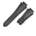 ハリーウィンストン Harry Winston 純正 オーシャン用 ラバーバンド ブラック ラバー 腕時計パーツ 替え ベルト ストラップ 交換 28ｍｍ ブラック 黒