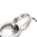 カルティエ Cartier ベビーラブ B7013700 ホワイトゴールド K18WG ダイヤモンド ネックレス K18 18K 18金 Au750 WG ダイヤモンド ダイヤ