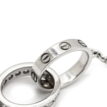 カルティエ Cartier ベビーラブ B7013700 ホワイトゴールド K18WG ダイヤモンド ネックレス K18 18K 18金 Au750 WG ダイヤモンド ダイヤ
