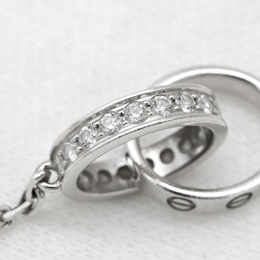 カルティエ Cartier ベビーラブ B7013700 ホワイトゴールド K18WG ダイヤモンド ネックレス K18 18K 18金 Au750 WG ダイヤモンド ダイヤ