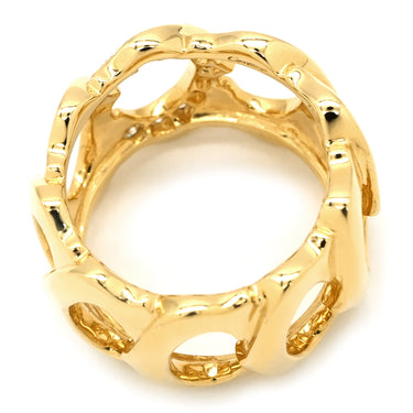 カルティエ Cartier C ドゥ カルティエ ダイヤ イエローゴールド K18YG ダイヤモンド #49(JP9) リング 指輪 750 18K YG 9号