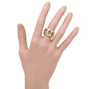 カルティエ Cartier C ドゥ カルティエ ダイヤ イエローゴールド K18YG ダイヤモンド #49(JP9) リング 指輪 750 18K YG 9号