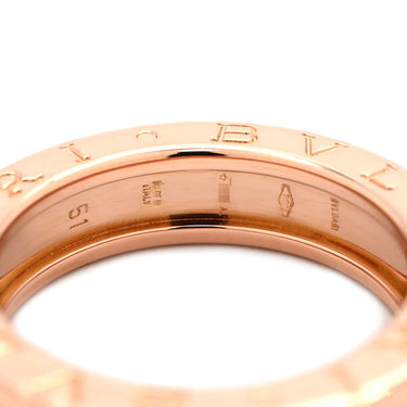ブルガリ BVLGARI ビーゼロワン B-zero1 リング XS ピンクゴールド K18PG #51(JP11) リング 指輪 Au750 18K 18金 PG 1バンド 11号
