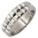ブシュロン BOUCHERON キャトル クル ド パリ ホワイトゴールド K18WG リング 指輪 Au750 18K 18金 2ロウ 2連 ポワント ド ディアマン 8.5号