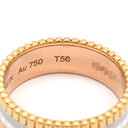ブシュロン BOUCHERON キャトル ホワイト スモール JRG01596 イエローゴールド×ピンクゴールド×ホワイトゴールド K18YG K18PG K18WG セラミック #T56 リング 指輪 3カラー 18K 750 YG PG WG 15.5号