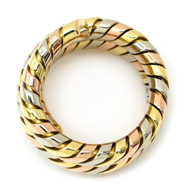 ブルガリ BVLGARI トゥボガス イエローゴールド×ピンクゴールド×ホワイトゴールド K18YG K18PG K18WG リング 指輪 3カラー 3ゴールド 750 18K 18金 13号