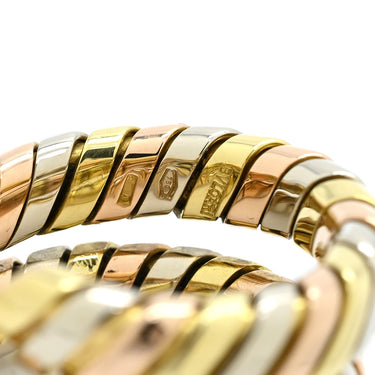 ブルガリ BVLGARI トゥボガス イエローゴールド×ピンクゴールド×ホワイトゴールド K18YG K18PG K18WG リング 指輪 3カラー 3ゴールド 750 18K 18金 13号