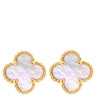 ヴァンクリーフアーペル Van Cleef & Arpels スウィート アルハンブラ VCARA44800 パールホワイト×イエローゴールド K18YG マザーオブパール ピアス 750 18K 18金 マザーオブパール