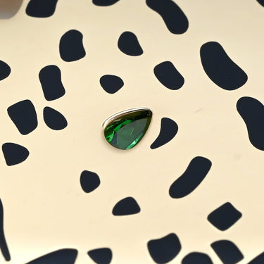 カルティエ Cartier パンテール ペラージュ イエローゴールド K18YG ツァボライト シルクコード ネックレス Au750 18K ツァボライト パンサー 豹