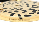 カルティエ Cartier パンテール ペラージュ イエローゴールド K18YG ツァボライト シルクコード ネックレス Au750 18K ツァボライト パンサー 豹