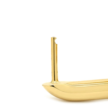 ティファニー Tiffany & Co ハードウェア ミディアムリンク イエローゴールド K18YG ピアス T&Co. Au750 18K 18金 ゲージリンク