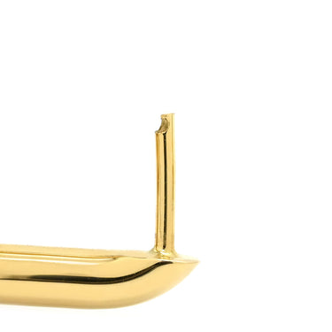 ティファニー Tiffany & Co ハードウェア ミディアムリンク イエローゴールド K18YG ピアス T&Co. Au750 18K 18金 ゲージリンク