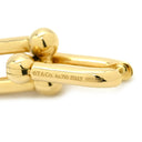 ティファニー Tiffany & Co ハードウェア ミディアムリンク イエローゴールド K18YG ピアス T&Co. Au750 18K 18金 ゲージリンク