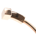 ティファニー Tiffany & Co Tワイヤー ワイド ブラック×ローズゴールド K18PG ラッカー ブレスレット 黒 PG T&Co. Au750 18K バングル ラージ