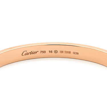 カルティエ Cartier LOVE ラブブレスレット 旧型 ピンクゴールド K18PG #16 ブレスレット クラシックモデル 750 18K PG バングル