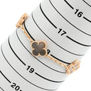 ヴァンクリーフアーペル Van Cleef & Arpels ヴィンテージ アルハンブラ 5モチーフ VCARP2R100 グレー×ローズゴールド K18PG ダイヤモンド グレーマザーオブパール ブレスレット 750 18K ダイヤ シェル
